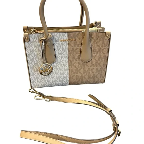 Michael Kors Maple Medium Messenger Crossbody Purse Satchel Women Bag NEW $298